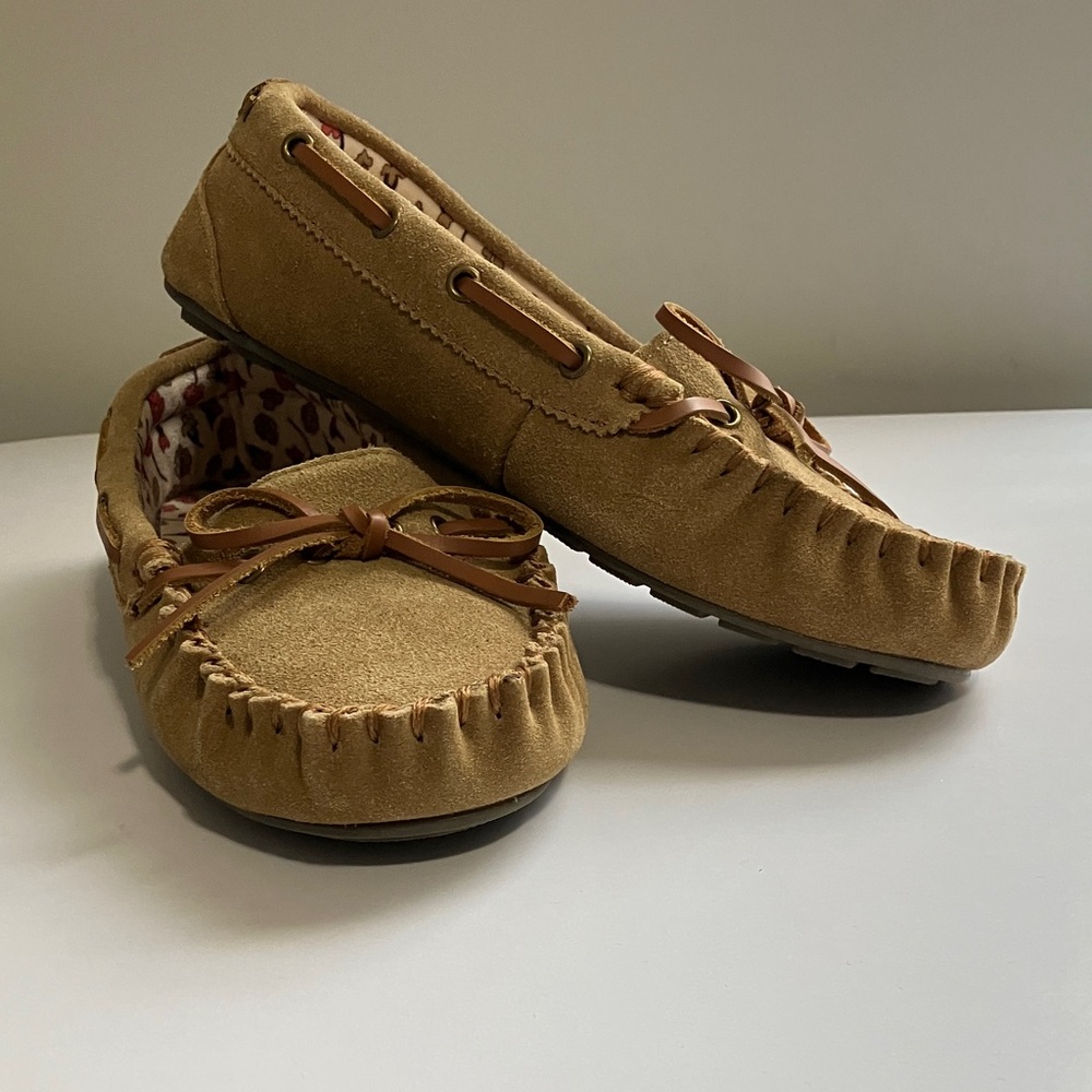 Clarks Brown Suede Moccasin Loafers